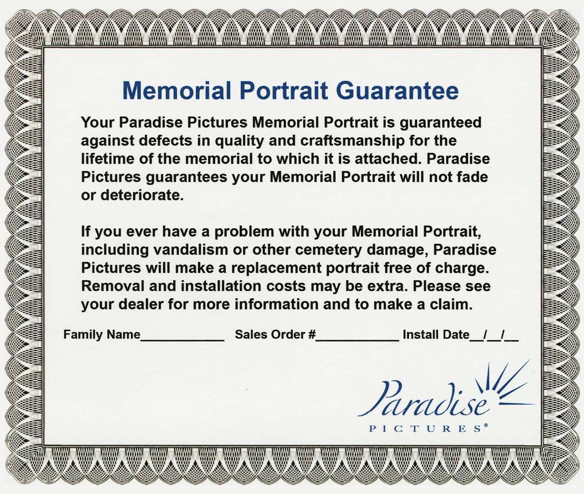Paradise Pictures Guarantee