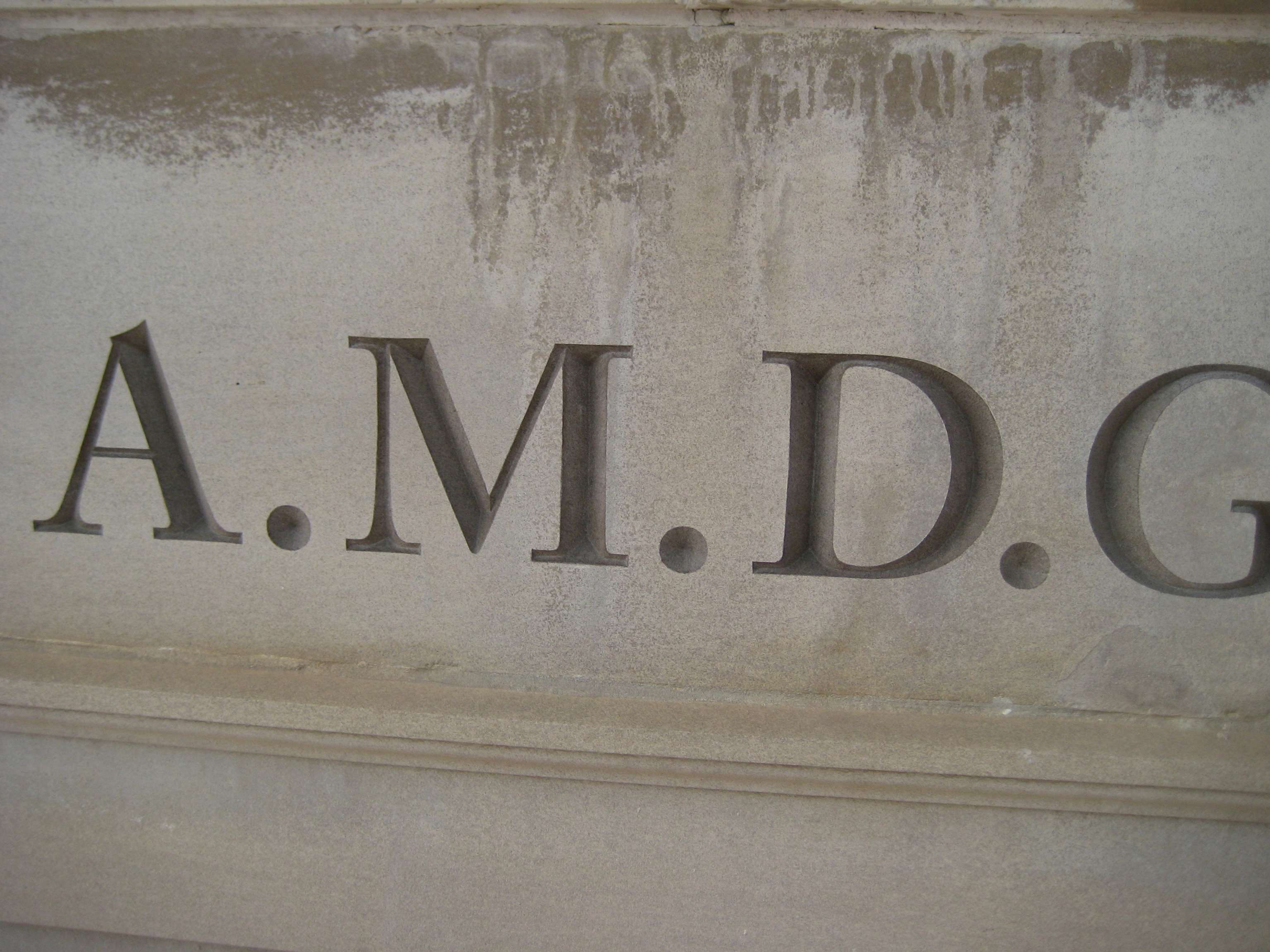 Georgetown Prep Hand Inscription Job
