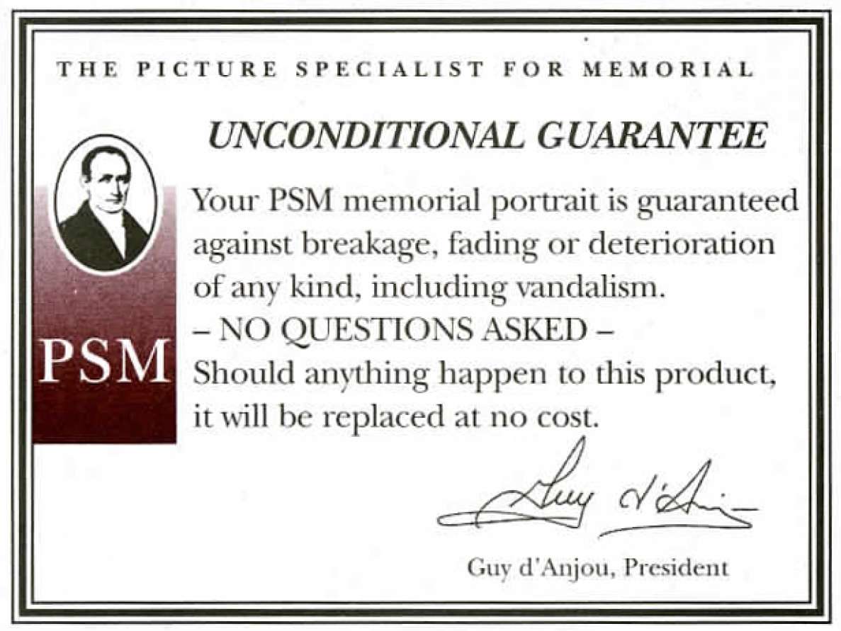 Picture Specialist for Memorials