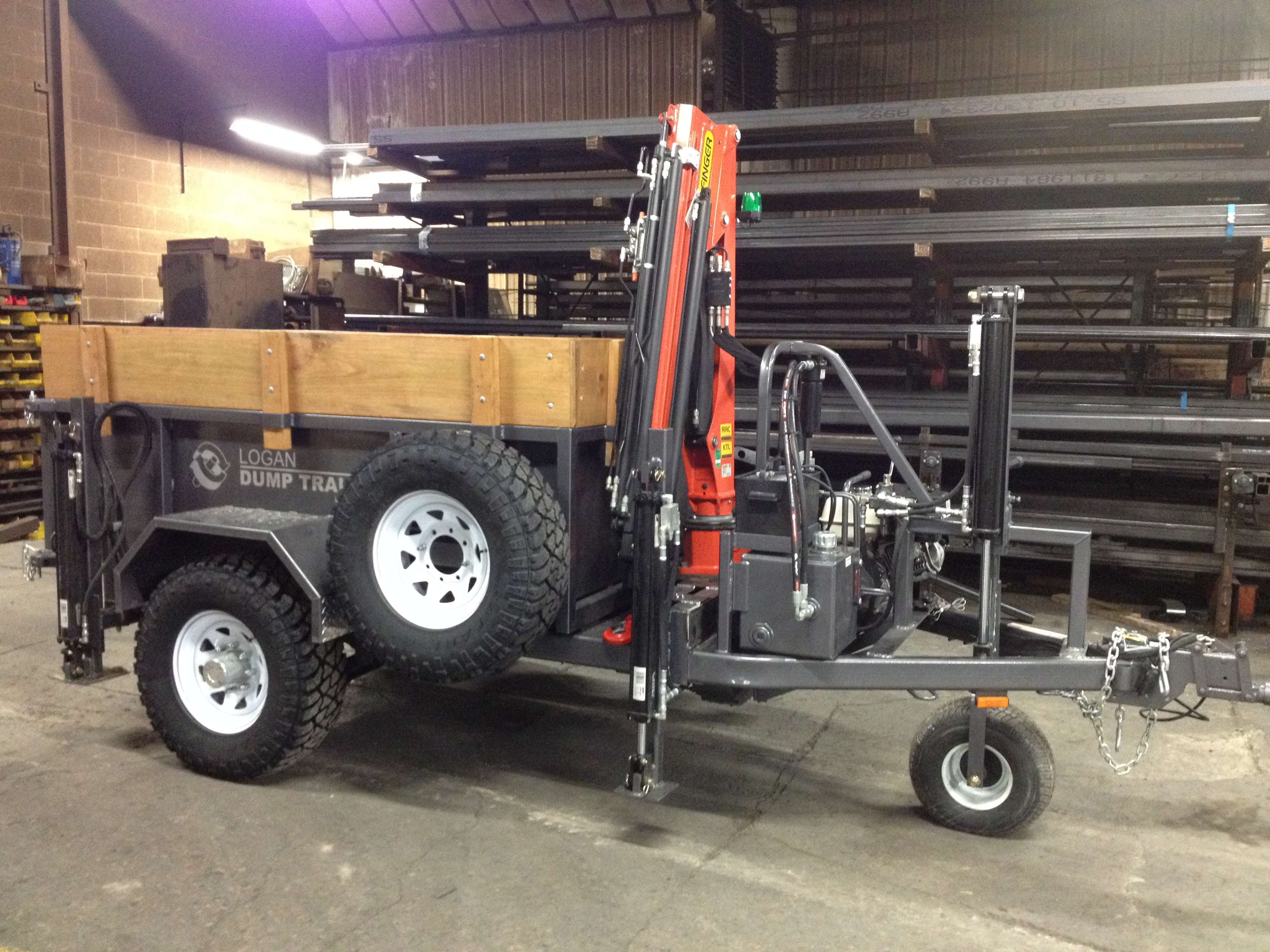 Installation Trailer with Crane
