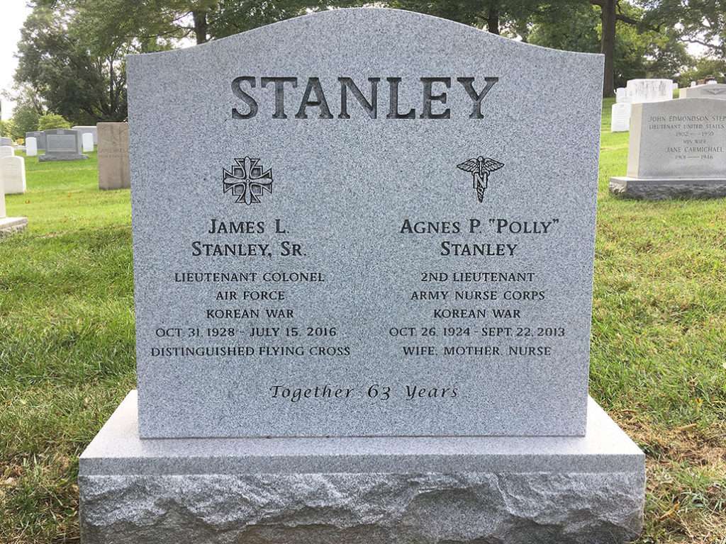Upright Companion Headstones