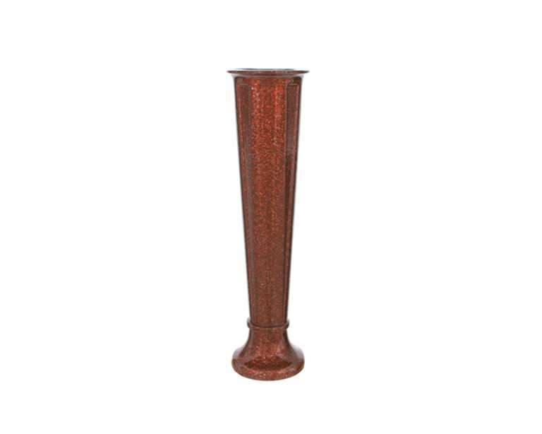 Aluminum Memorial Vases - Cameo