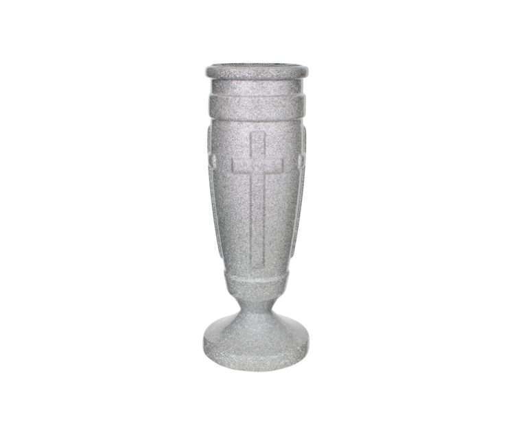 Aluminum Memorial Vases - Regal Cross