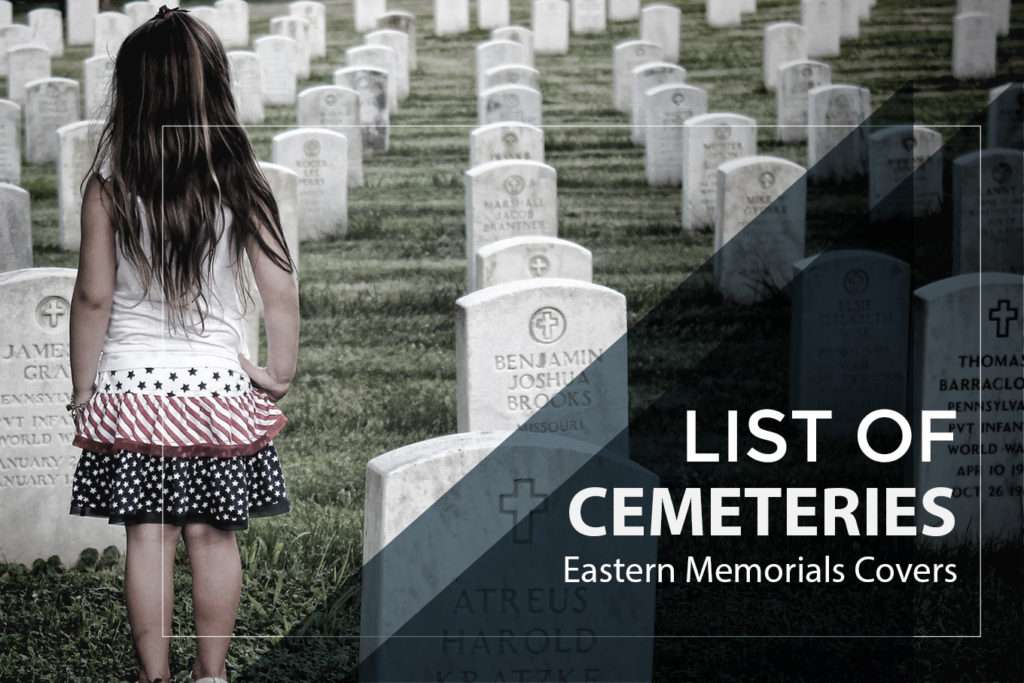 List of Cemeteries Eastern Memorials Covers