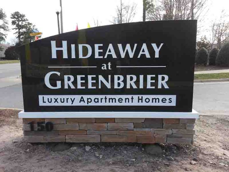 Hideaway Signage